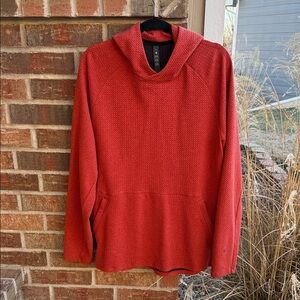 Lululemon Ladies XL At Ease Hoodie in Heathered Aztec Brick 🧱